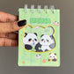 Panda Spiral Notepad