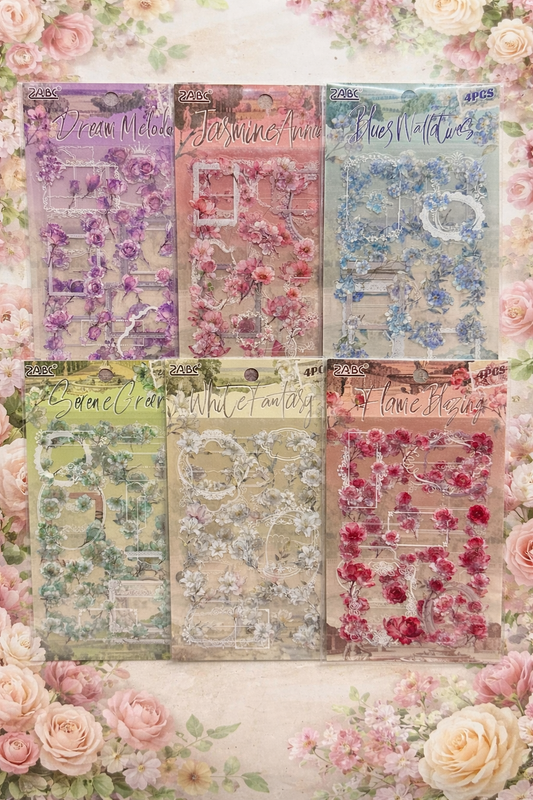 Floral Garlands Deco Sticker