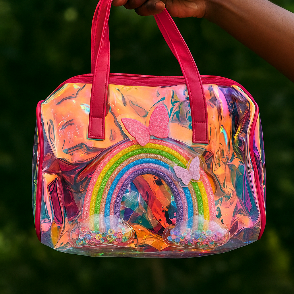Holographic Duffle Bag