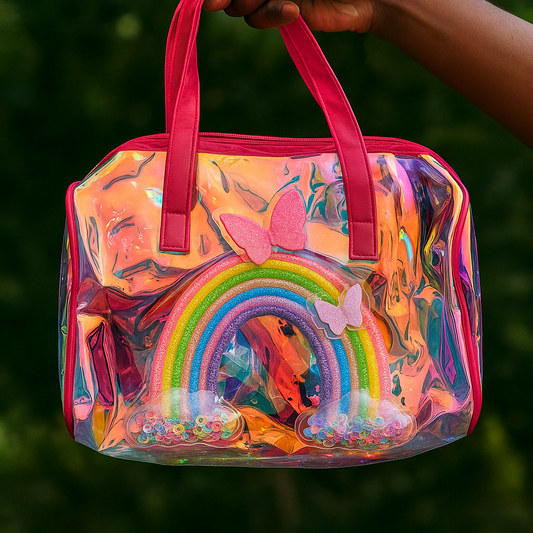 Holographic Duffle Bag