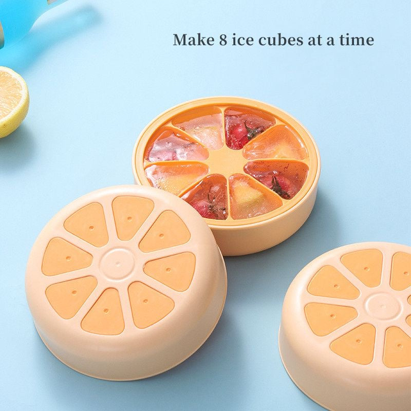 Orange Silicon Ice Tray