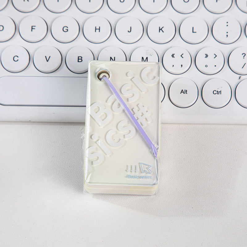 Mini Acrylic String Notebook