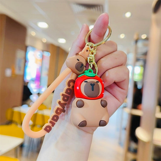 Premium Capybara Couple Keychain Set (2pcs Set)