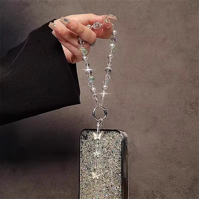 Butterfly Tassel Mobile Keychain