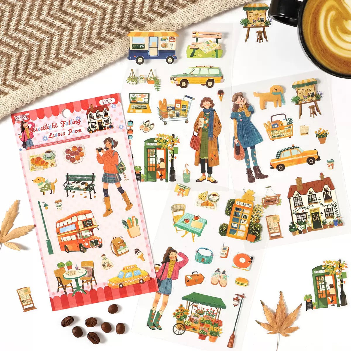 Whimsical Girl Deco Sticker Pack