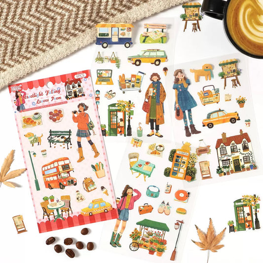 Whimsical Girl Deco Sticker Pack