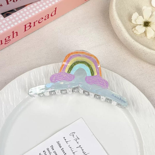 Premium floral hair clip