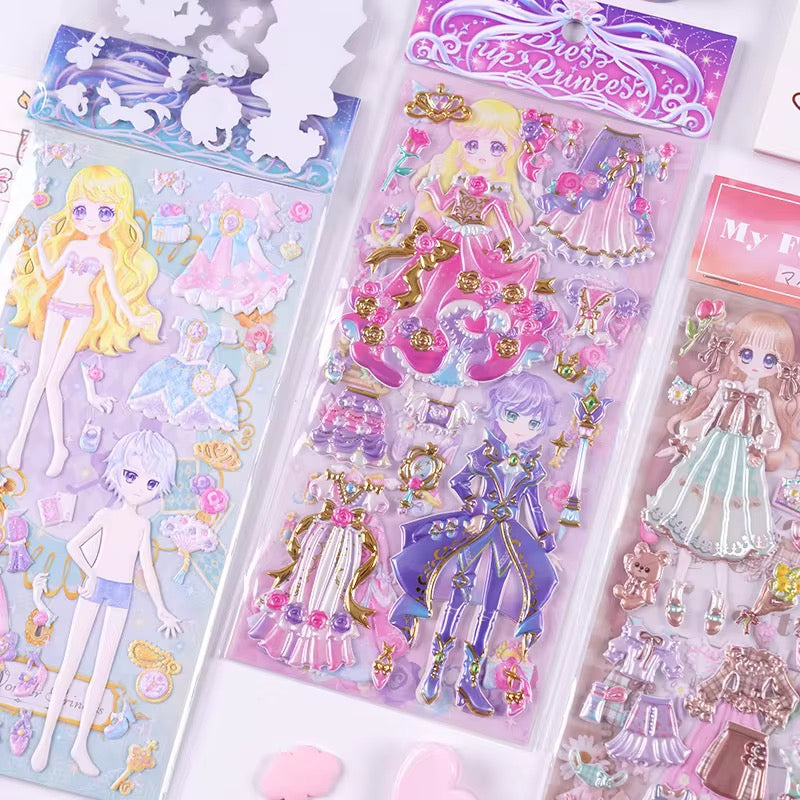 Kawaii Fashion Deco Sticker Set