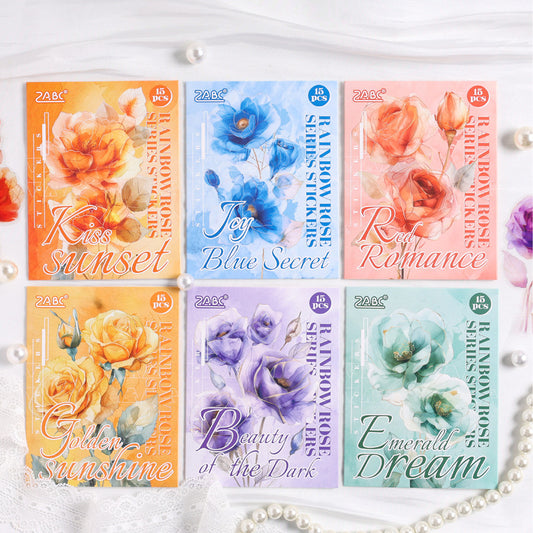 Floral Theme Journaling Stickers