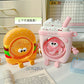 Burger Mini Desk Fan