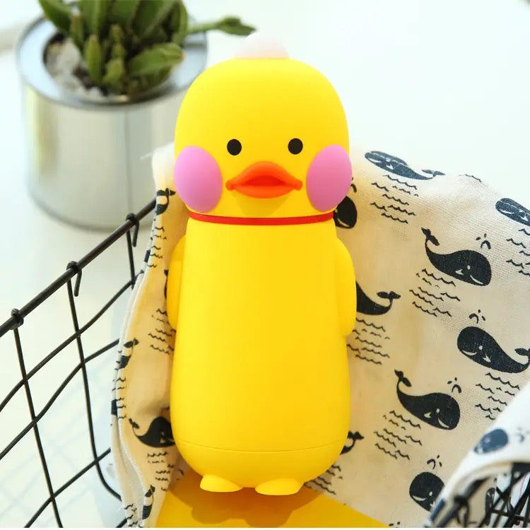 Duck Glass Water Bottle