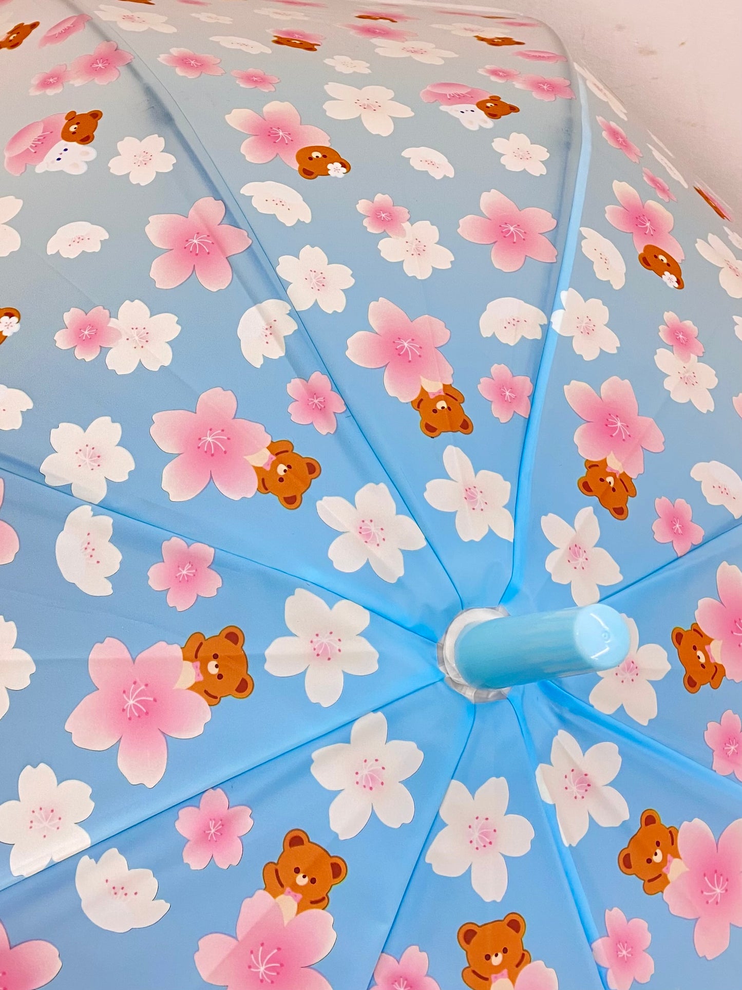 Kawaii Floral Bear Umbrella