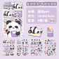 Panda Pet Matte Sticker Set 4 Sheets