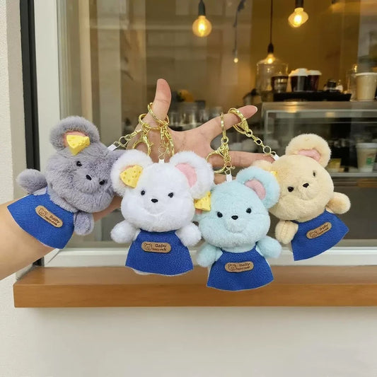 Kawaii Bear Plush Keychain