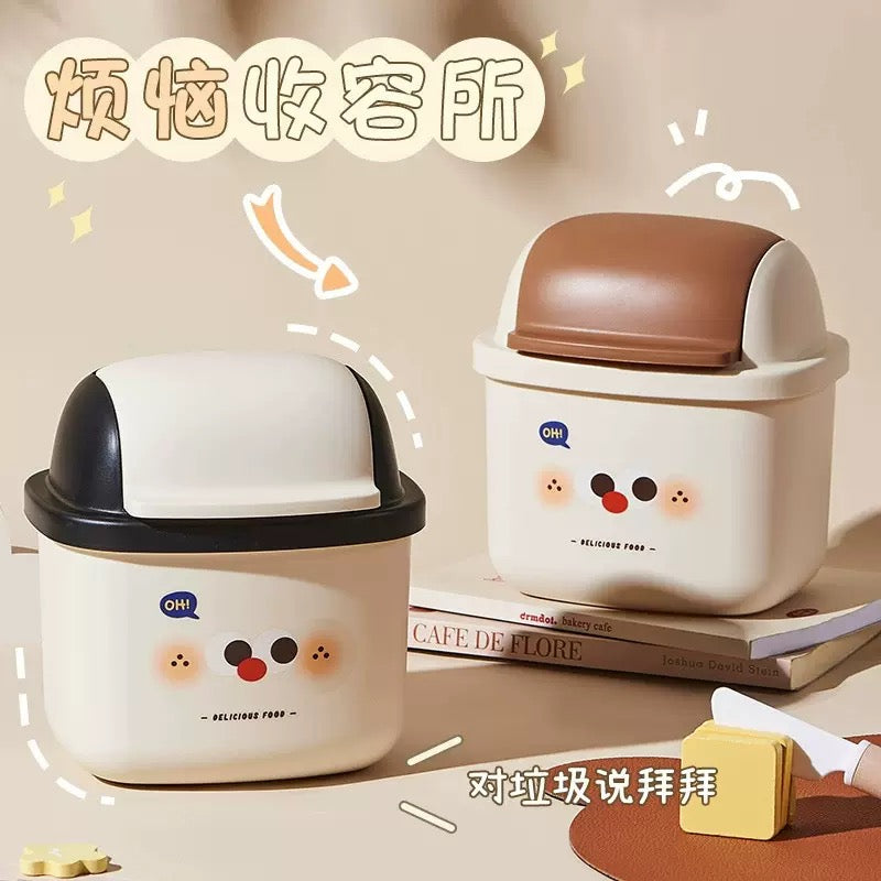 Kawaii Desk Dust Bin