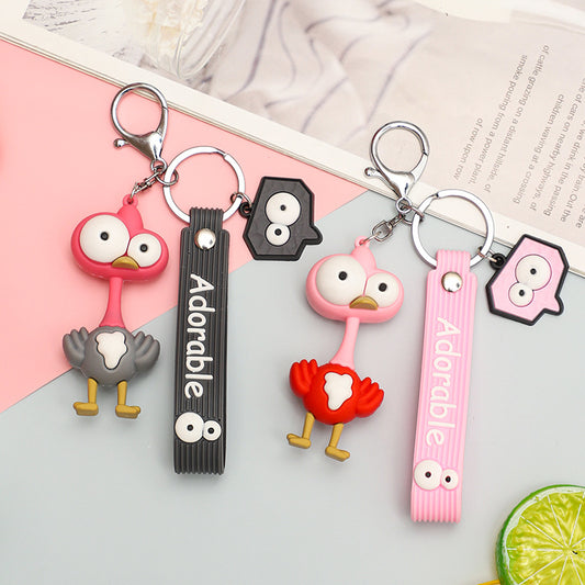 Ostrich Keychain