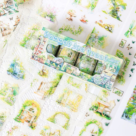 Summer Ice Treat Journaling Pet Washitape