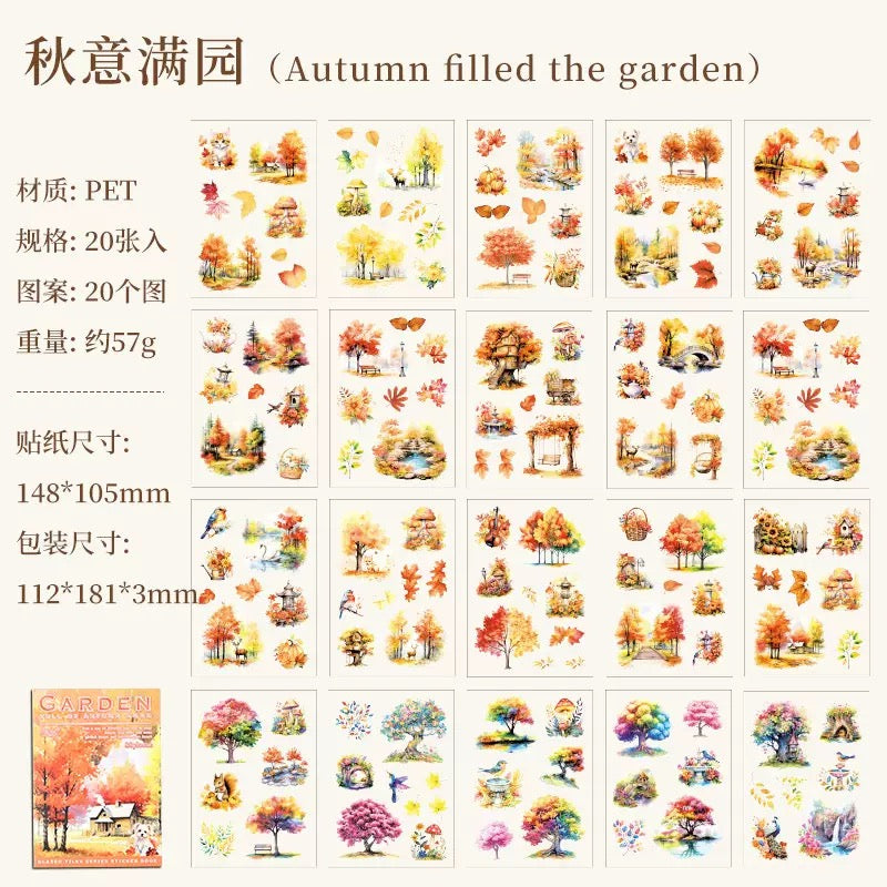 Cozy Courtyard Stickerbook