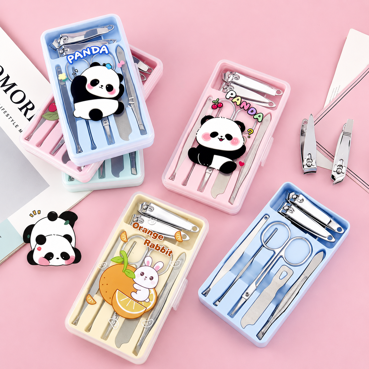 Panda Manicure Set
