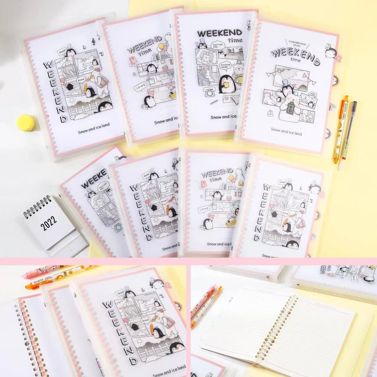 Penguin Holiday Spiral Diary