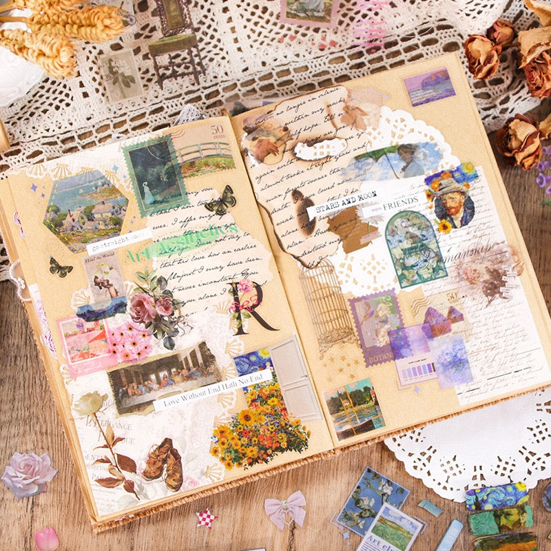 Vintage Sticker Box