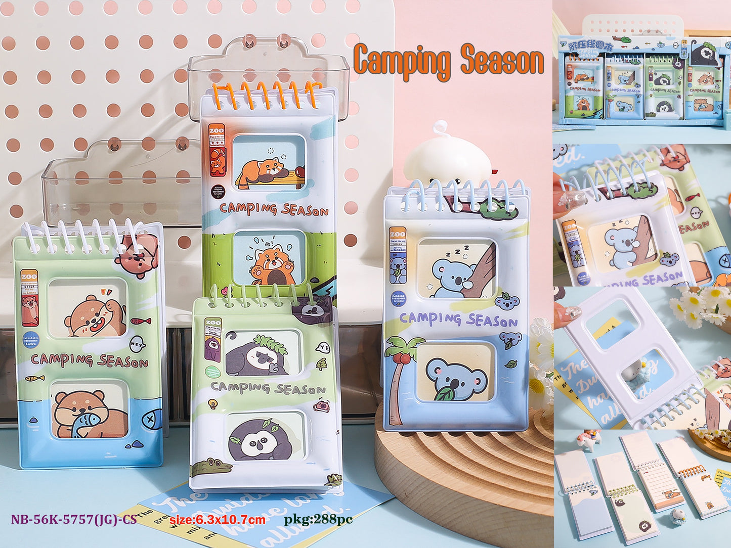 Camping Season Spiral Mini Diary