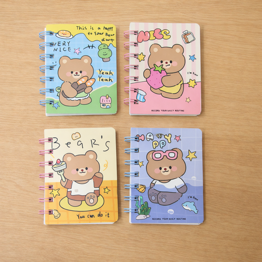Kawaii Mini Spiral Diary