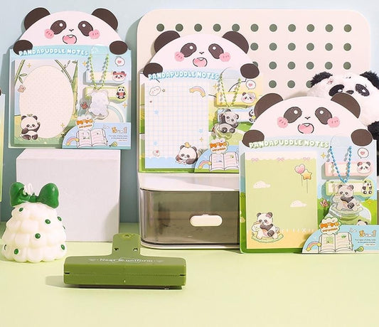 Panda Sticky Note With Acrylic Pendant