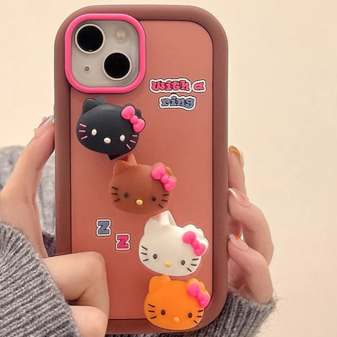 Hello Kitty Ring Holder Iphone Case