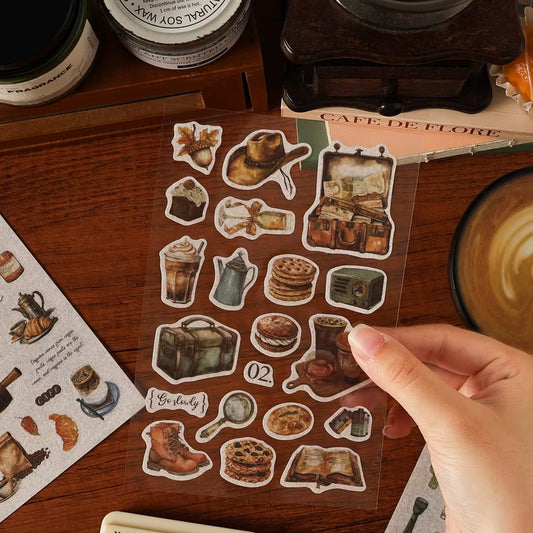 Camper Coffee Translucent Sticker