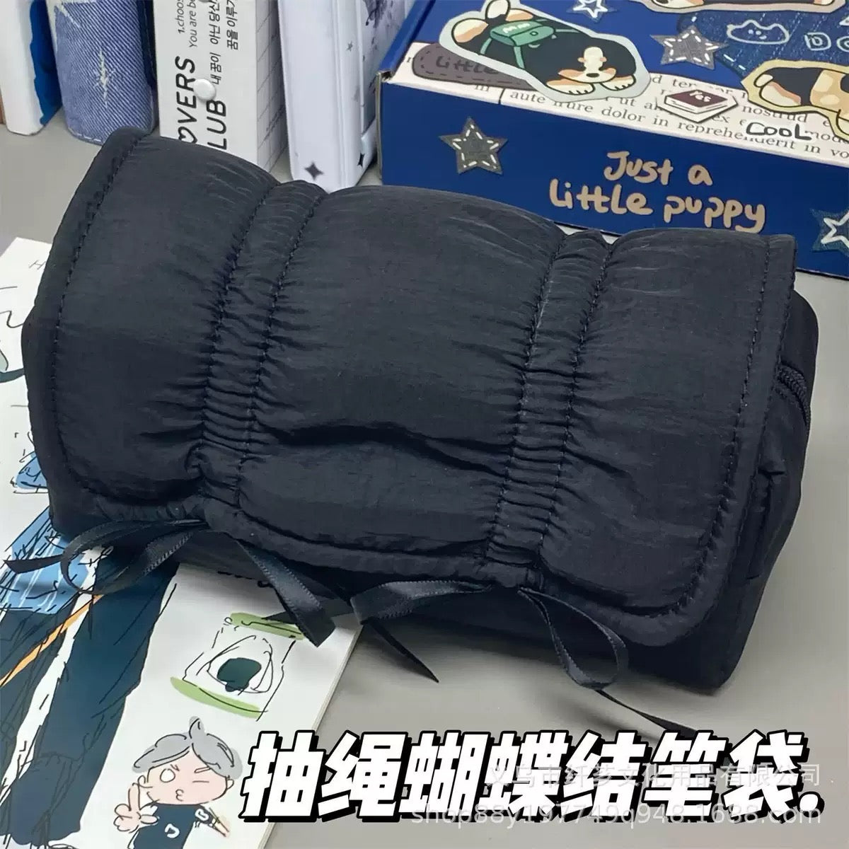 Puffy Bow Pencil Case