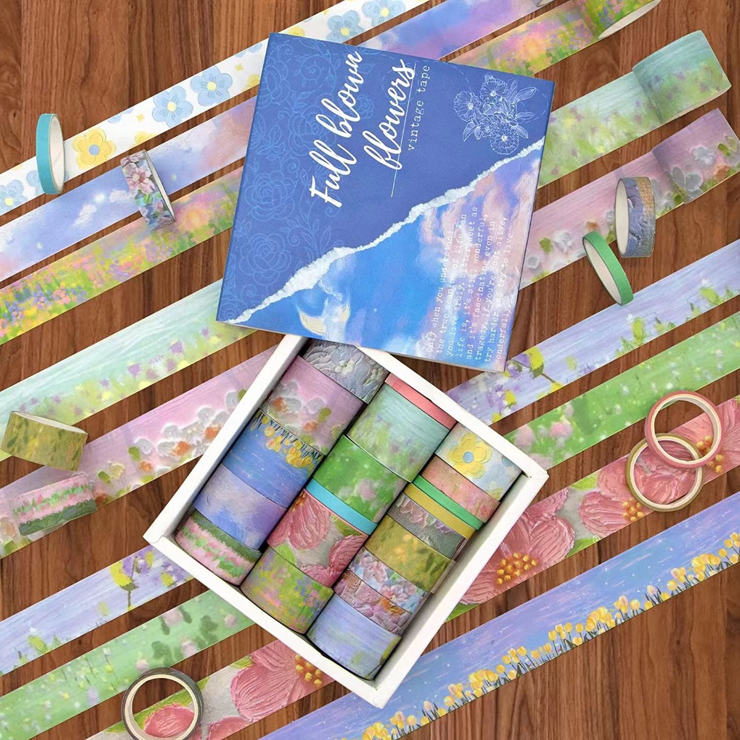 VINATGE journaling Washitape Box
