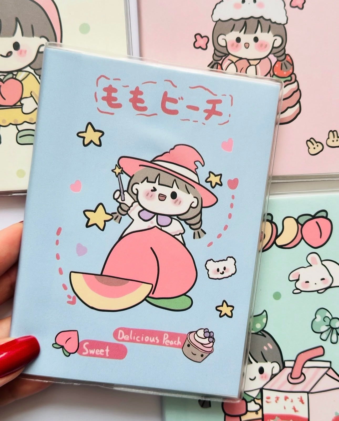 Peach Girly Notebook Set Of (5pcs)