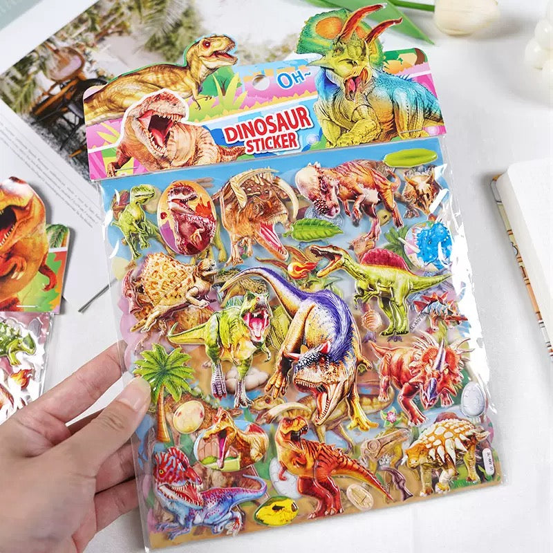 Dino Puffy Sticker