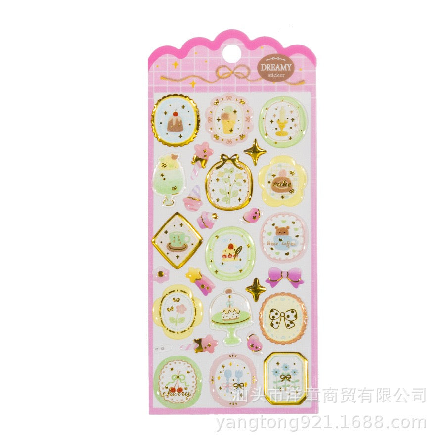 Transparent Wax Stamp Sticker