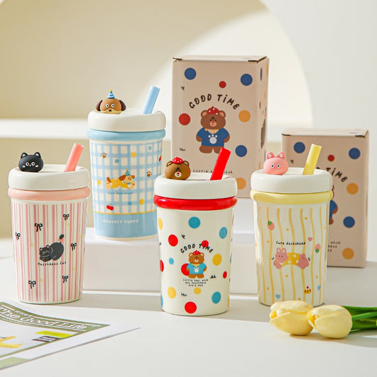 Kawaii Ceramic Tumbler