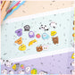 Kawaii Animal Puffy Sticker Set