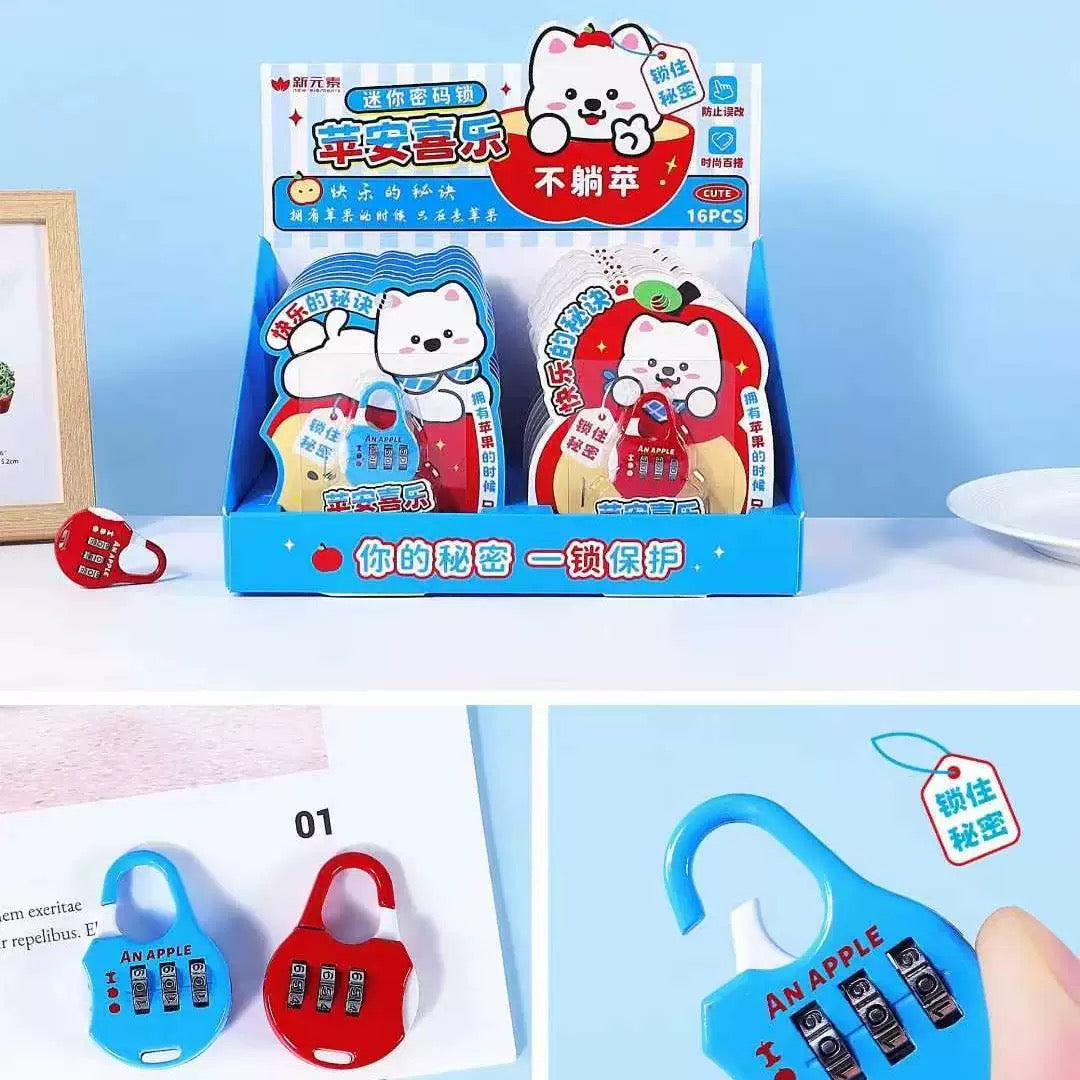 Happy Apple Mini Password Lock