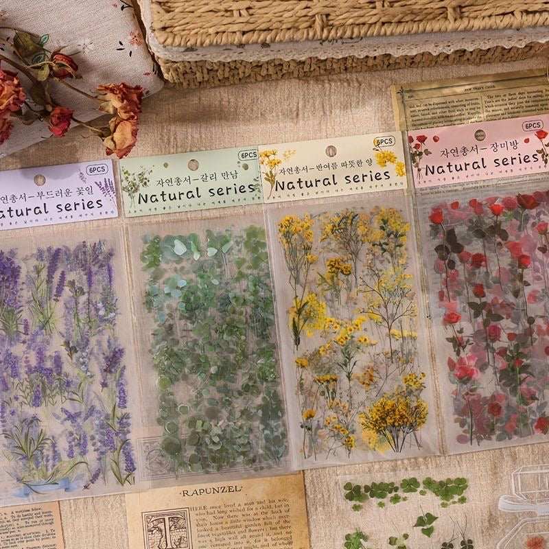 Natural Floral Stickers