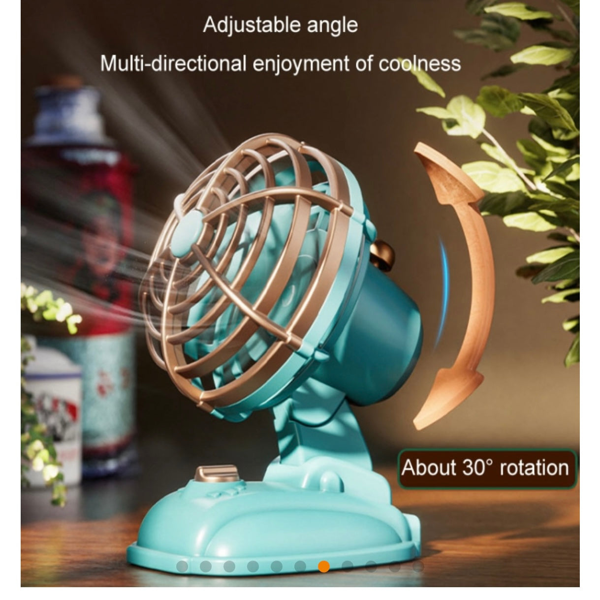 Retro Table Mini Fan