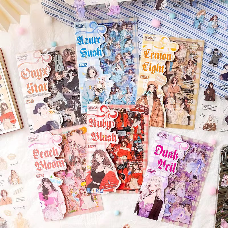 Cozy Girly Deco Sticker Set