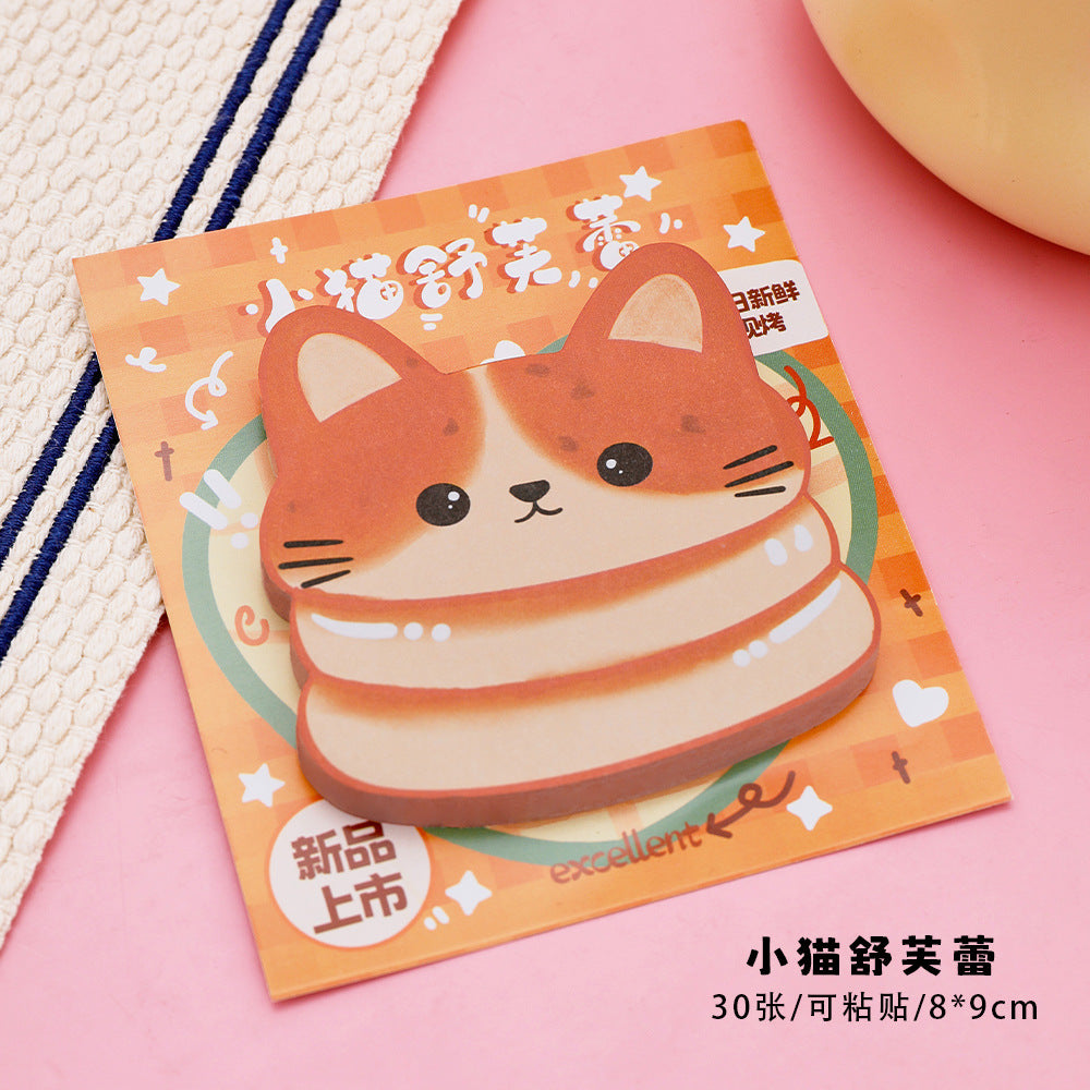 Kitty Bread Mini Sticky Note