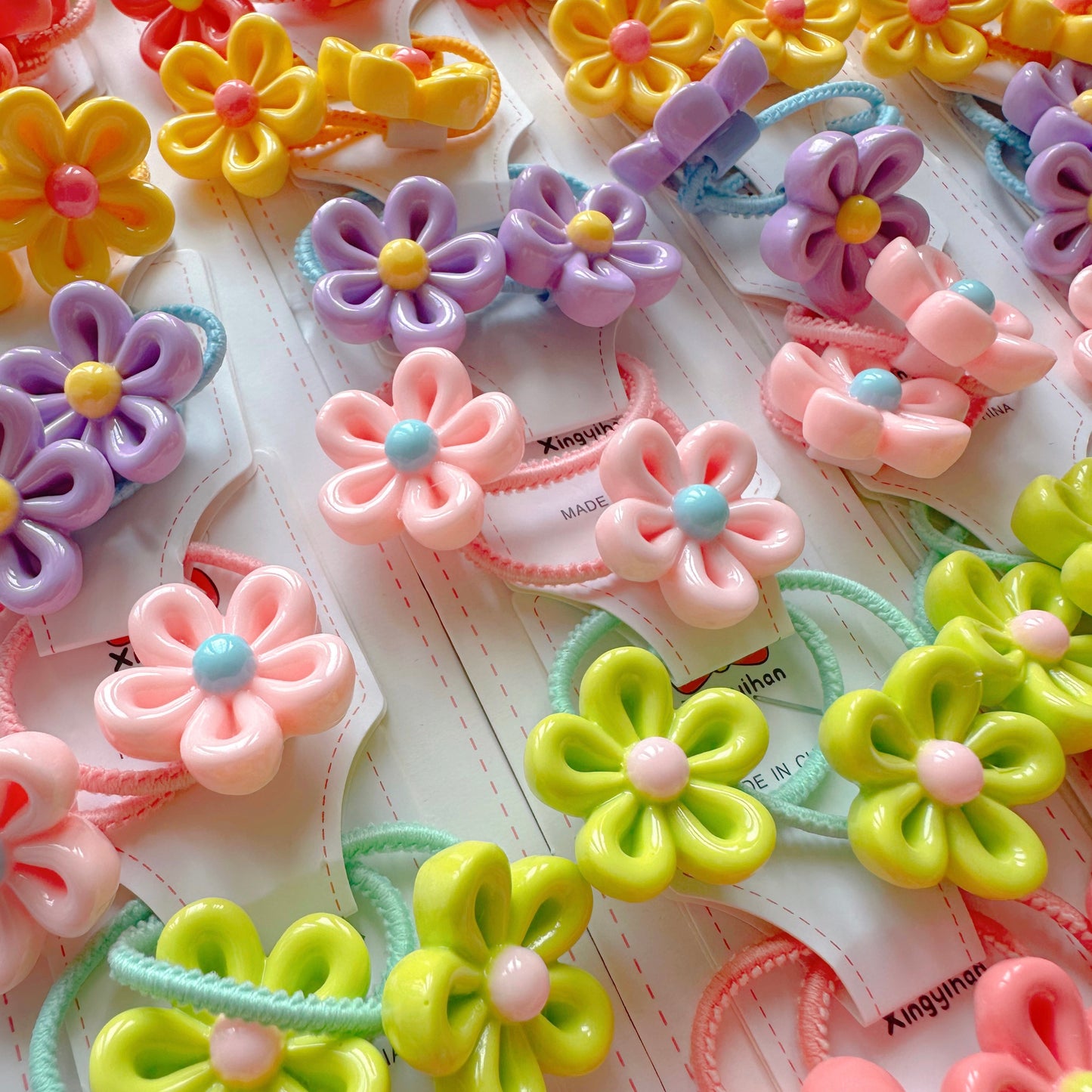 Korean Floral Hair Tie