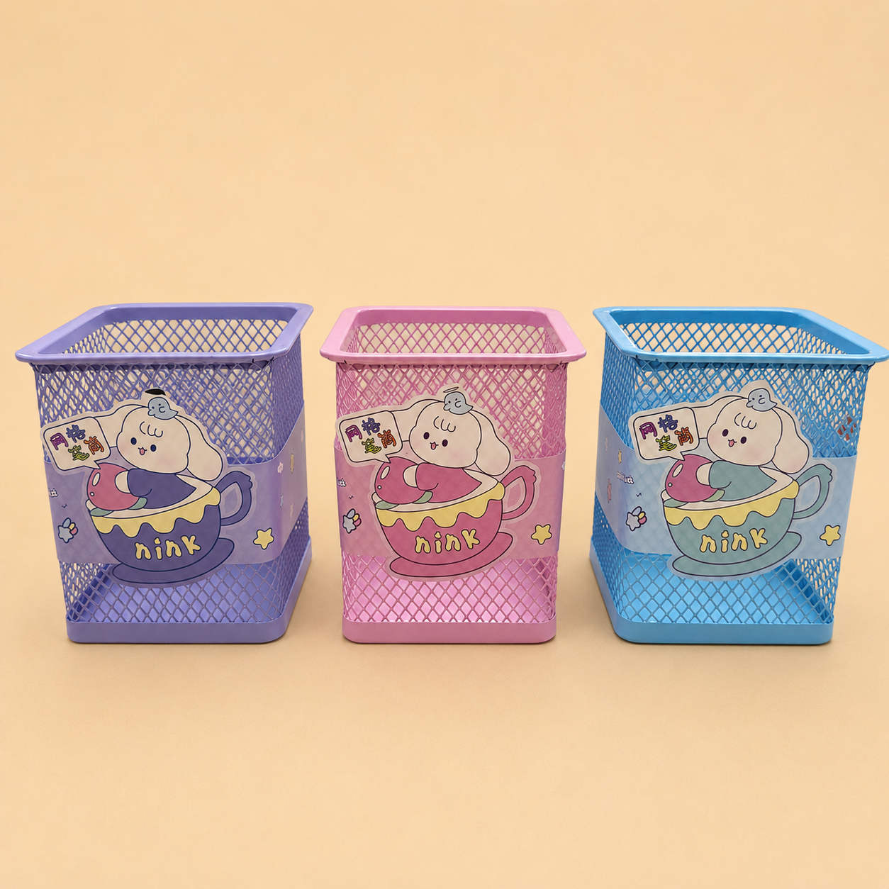 Bunny Mesh Pen Holder
