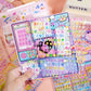 Kawaii Alphabet Puffy Sticker Set