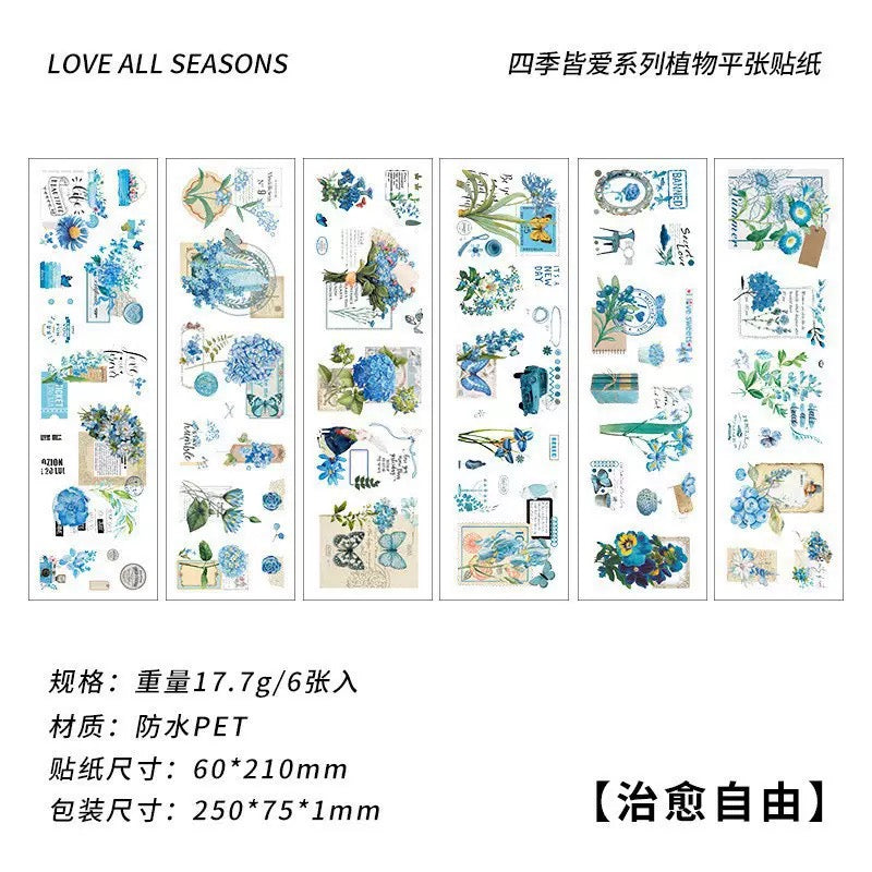 Vintage Botanical Sticker Pack