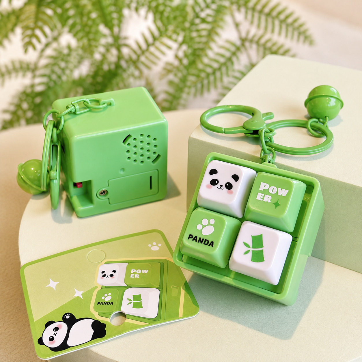 Panda Click Keychain
