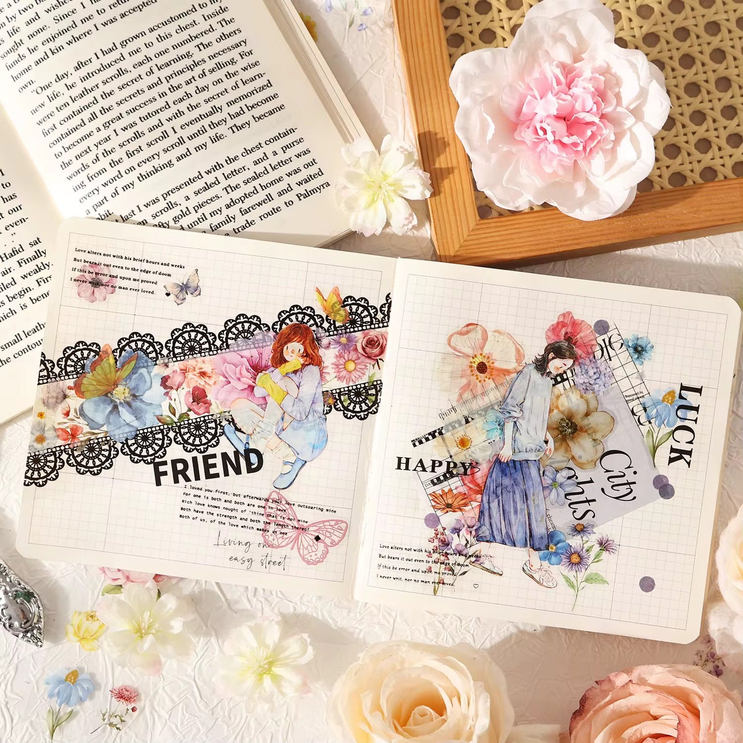 Floral Whisper Pet Washitape Set