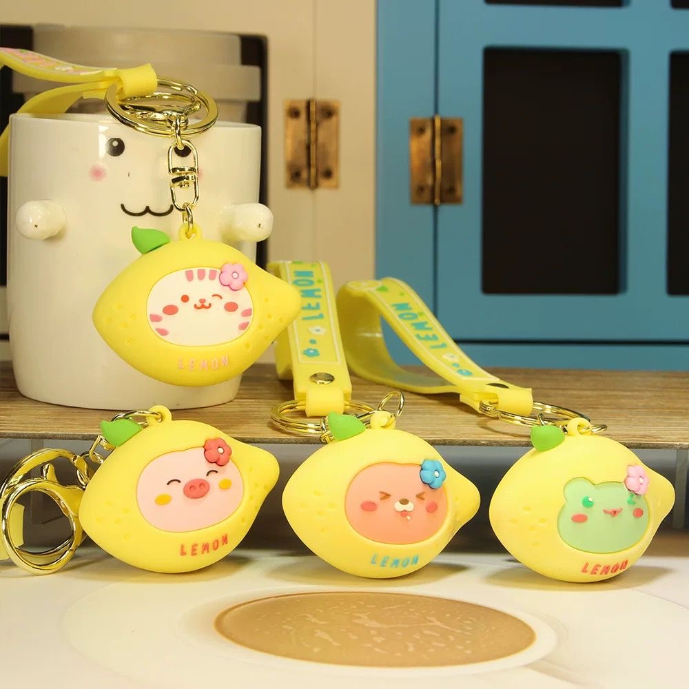 Cute Lemon Keychain