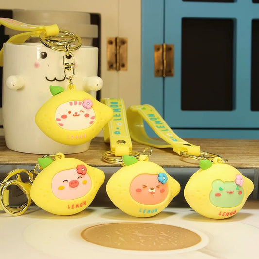 Cute Lemon Keychain